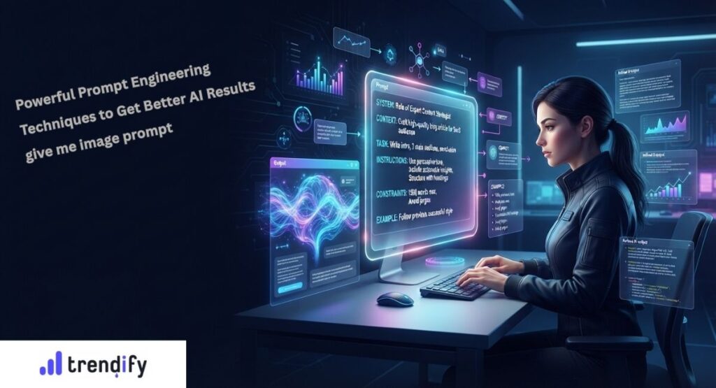 Powerful Prompt Engineering Techniques to Get Better AI Results give me image prompt